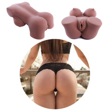 Load image into Gallery viewer, 2 Tight Holes Masturbator Sex Torsos Toys For Men Masturbation
