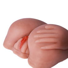Load image into Gallery viewer, 3D Realistic Virgin Butt Stroker Adult Toys With 2 Openings For Butt & Anal Plug
