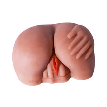 Load image into Gallery viewer, 3D Realistic Virgin Butt Stroker Adult Toys With 2 Openings For Butt & Anal Plug
