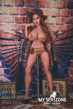 Load image into Gallery viewer, WM Doll Gladys: 155CM 5FT1 L-Cup Cowgirl Sex Doll
