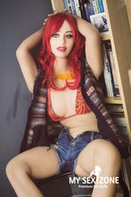 Load image into Gallery viewer, WM Doll Gracie: 162CM 5FT4 B-Cup Red Hair Teen Sex Doll