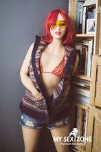 Load image into Gallery viewer, WM Doll Gracie: 162CM 5FT4 B-Cup Red Hair Teen Sex Doll