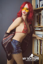 Load image into Gallery viewer, WM Doll Gracie: 162CM 5FT4 B-Cup Red Hair Teen Sex Doll