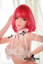 Load image into Gallery viewer, WM Doll Leona: 140CM 4FT7 D-Cup Red Hair Japanese Sex Doll