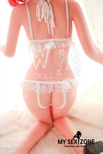 Load image into Gallery viewer, WM Doll Leona: 140CM 4FT7 D-Cup Red Hair Japanese Sex Doll