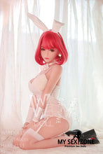 Load image into Gallery viewer, WM Doll Leona: 140CM 4FT7 D-Cup Red Hair Japanese Sex Doll