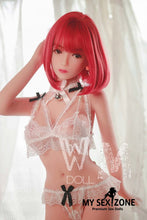 Load image into Gallery viewer, WM Doll Leona: 140CM 4FT7 D-Cup Red Hair Japanese Sex Doll