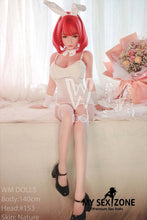 Load image into Gallery viewer, WM Doll Leona: 140CM 4FT7 D-Cup Red Hair Japanese Sex Doll