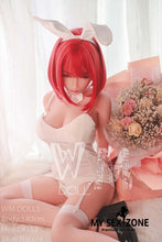 Load image into Gallery viewer, WM Doll Leona: 140CM 4FT7 D-Cup Red Hair Japanese Sex Doll