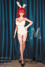 Load image into Gallery viewer, WM Doll Leona: 140CM 4FT7 D-Cup Red Hair Japanese Sex Doll