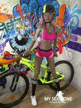 Load image into Gallery viewer, WM Doll Mildred 166CM 5FT5 C-cup Slim Ebony Sex Doll