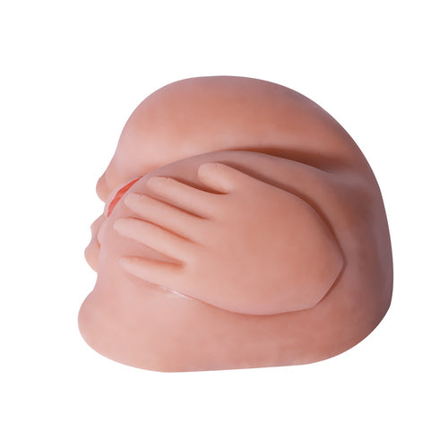3D Realistic Virgin Butt Stroker Adult Toys With 2 Openings For Butt & Anal Plug