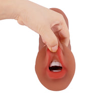 Load image into Gallery viewer, 3D Lifelike Mouth Vagina Masturbation Cup Sex Toy

