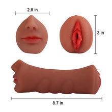 Load image into Gallery viewer, 3D Lifelike Mouth Vagina Masturbation Cup Sex Toy
