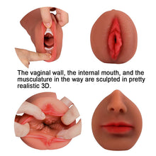 Load image into Gallery viewer, 3D Lifelike Mouth Vagina Masturbation Cup Sex Toy
