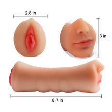 Load image into Gallery viewer, Mouth and  Vagina Hole Masturbator Sex Toy
