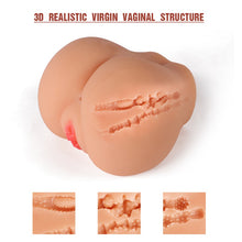 Load image into Gallery viewer, Realistic Lifelike Labia Pussy Ass Masturbator
