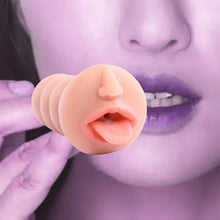 Load image into Gallery viewer, Realistic Sex Toy Massager Oral Mouth Masturbator
