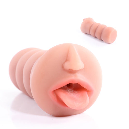 Realistic Sex Toy Massager Oral Mouth Masturbator