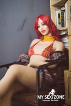 Load image into Gallery viewer, WM Doll Gracie: 162CM 5FT4 B-Cup Red Hair Teen Sex Doll
