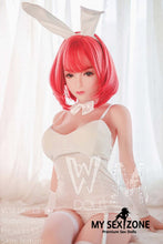 Load image into Gallery viewer, WM Doll Leona: 140CM 4FT7 D-Cup Red Hair Japanese Sex Doll
