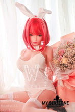 Load image into Gallery viewer, WM Doll Leona: 140CM 4FT7 D-Cup Red Hair Japanese Sex Doll
