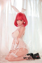 Load image into Gallery viewer, WM Doll Leona: 140CM 4FT7 D-Cup Red Hair Japanese Sex Doll
